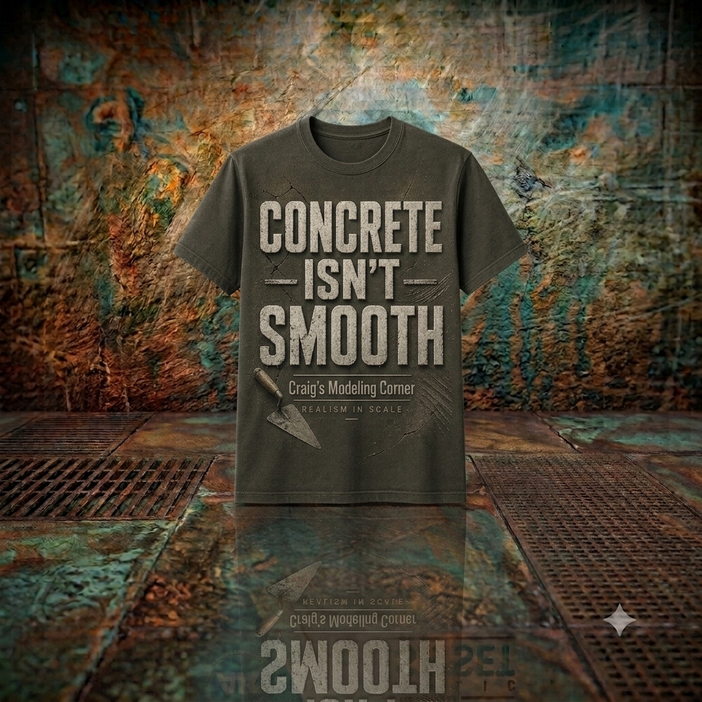 "Concrete Isn't Smooth" Heavyweight Tee