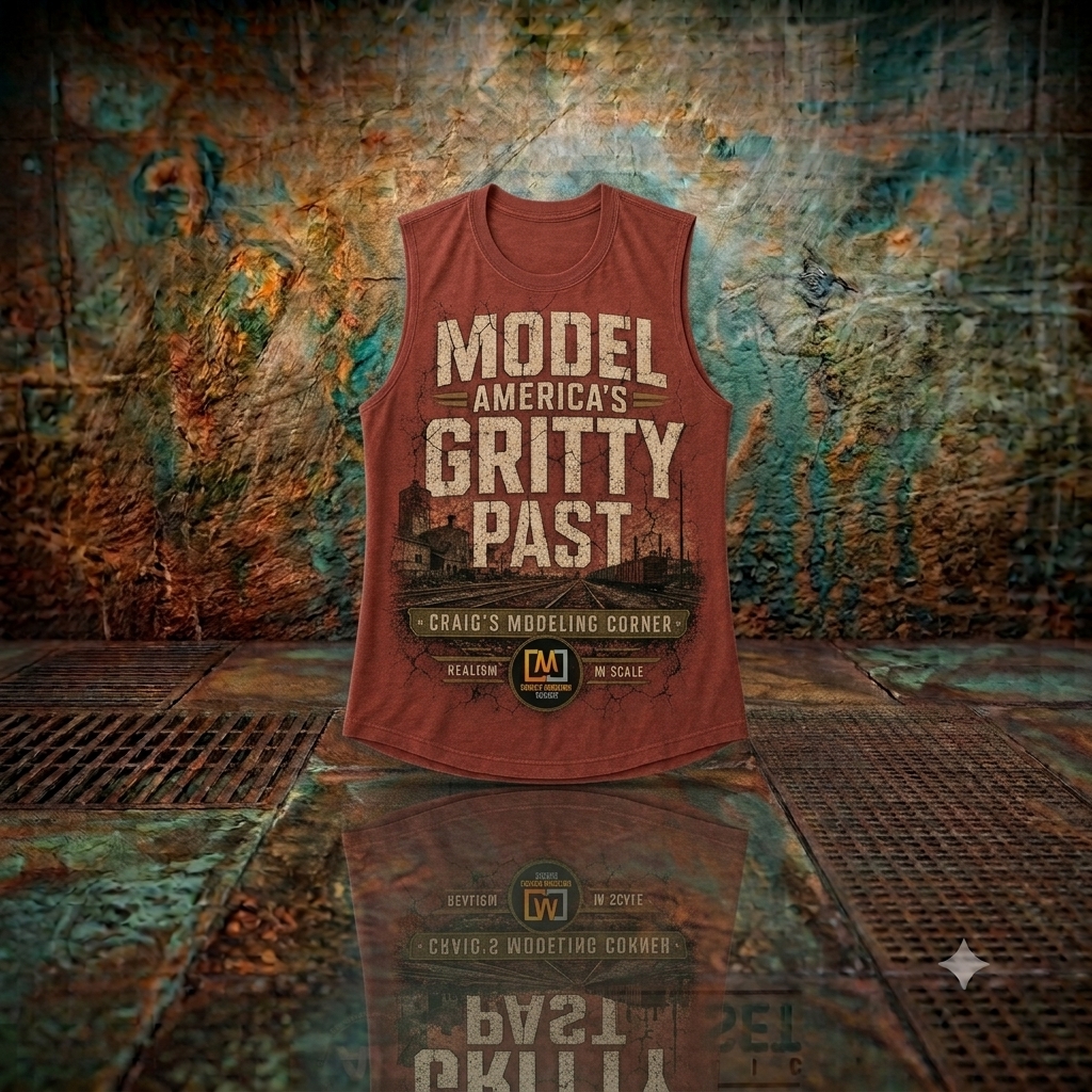 "Model America's Gritty Past" Vintage Sleeveless Tank
