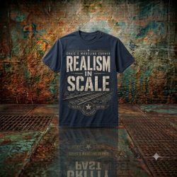 "Realism In Scale" Heavy-Traffic Rail Tee
