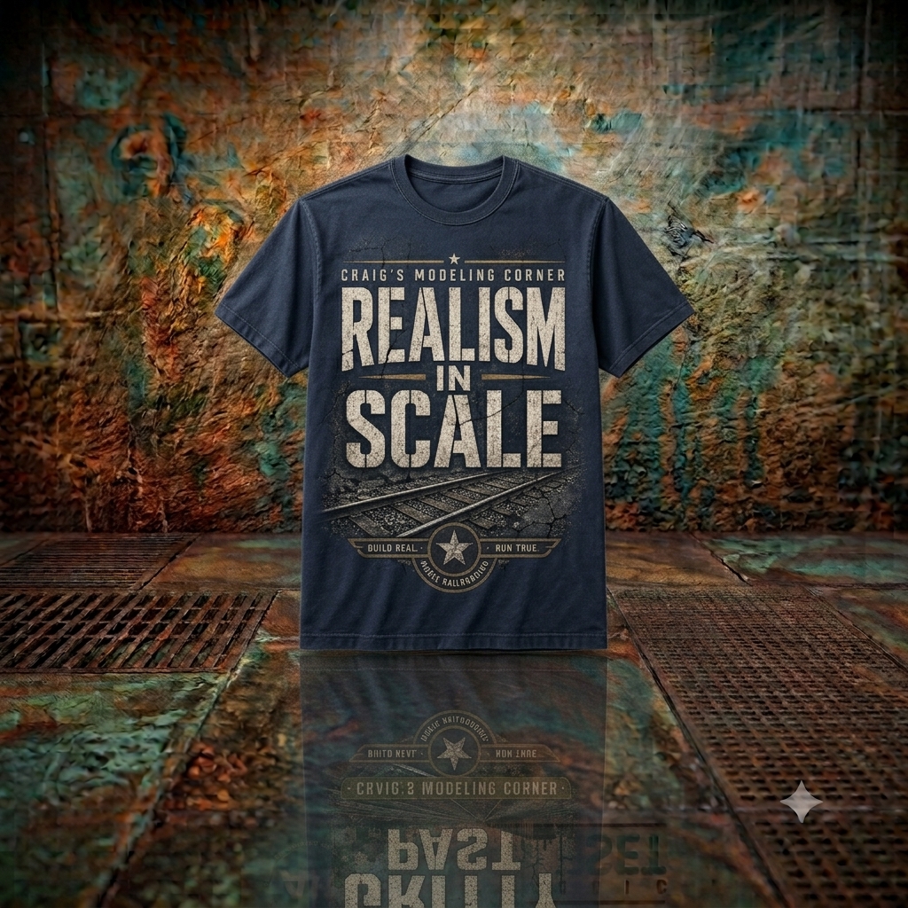 "Realism In Scale" Heavy-Traffic Rail Tee