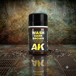 Wash Dark Brown — For Green Vehicles